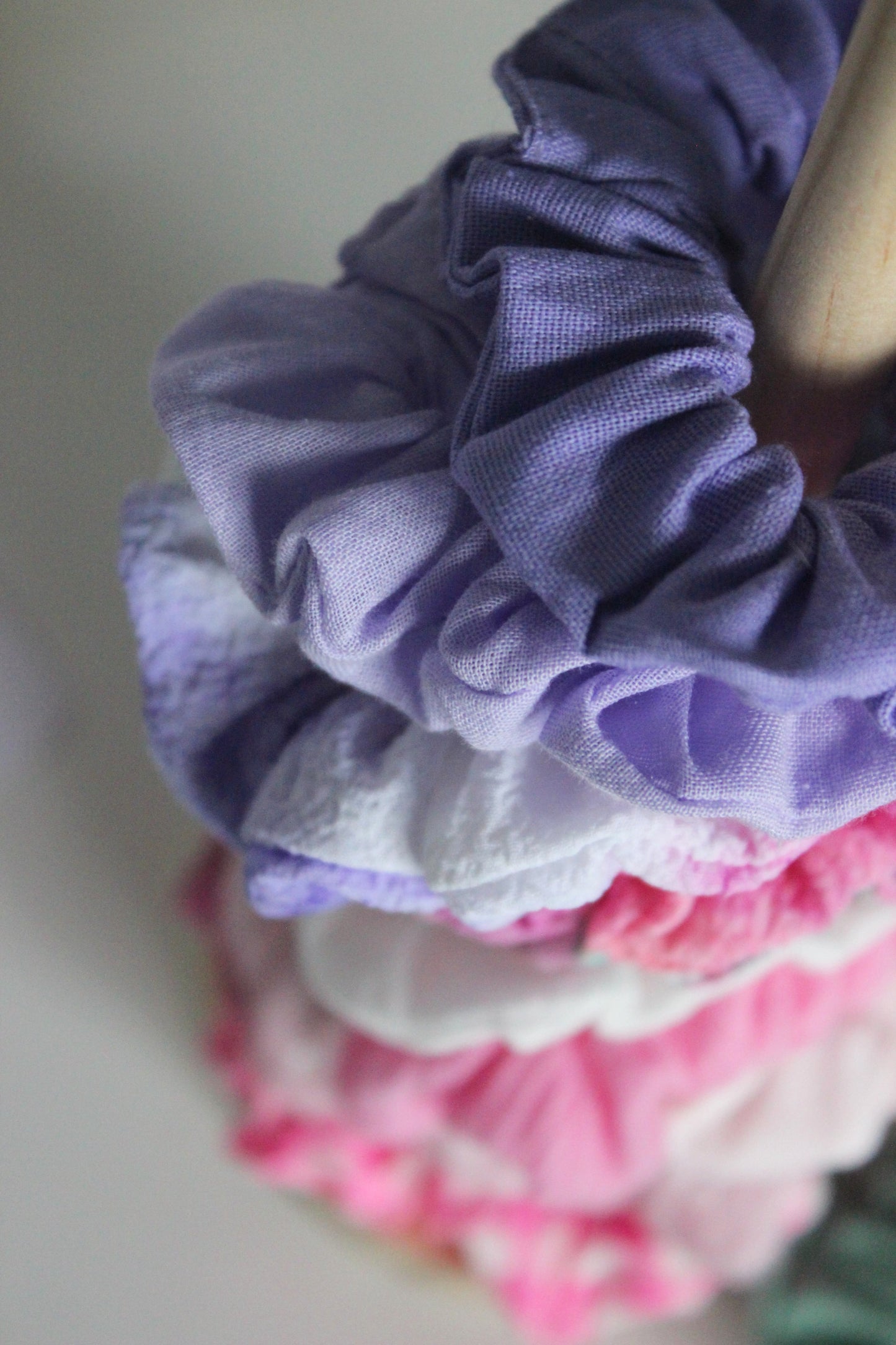 Creamy Lavender Toddler Scrunchie