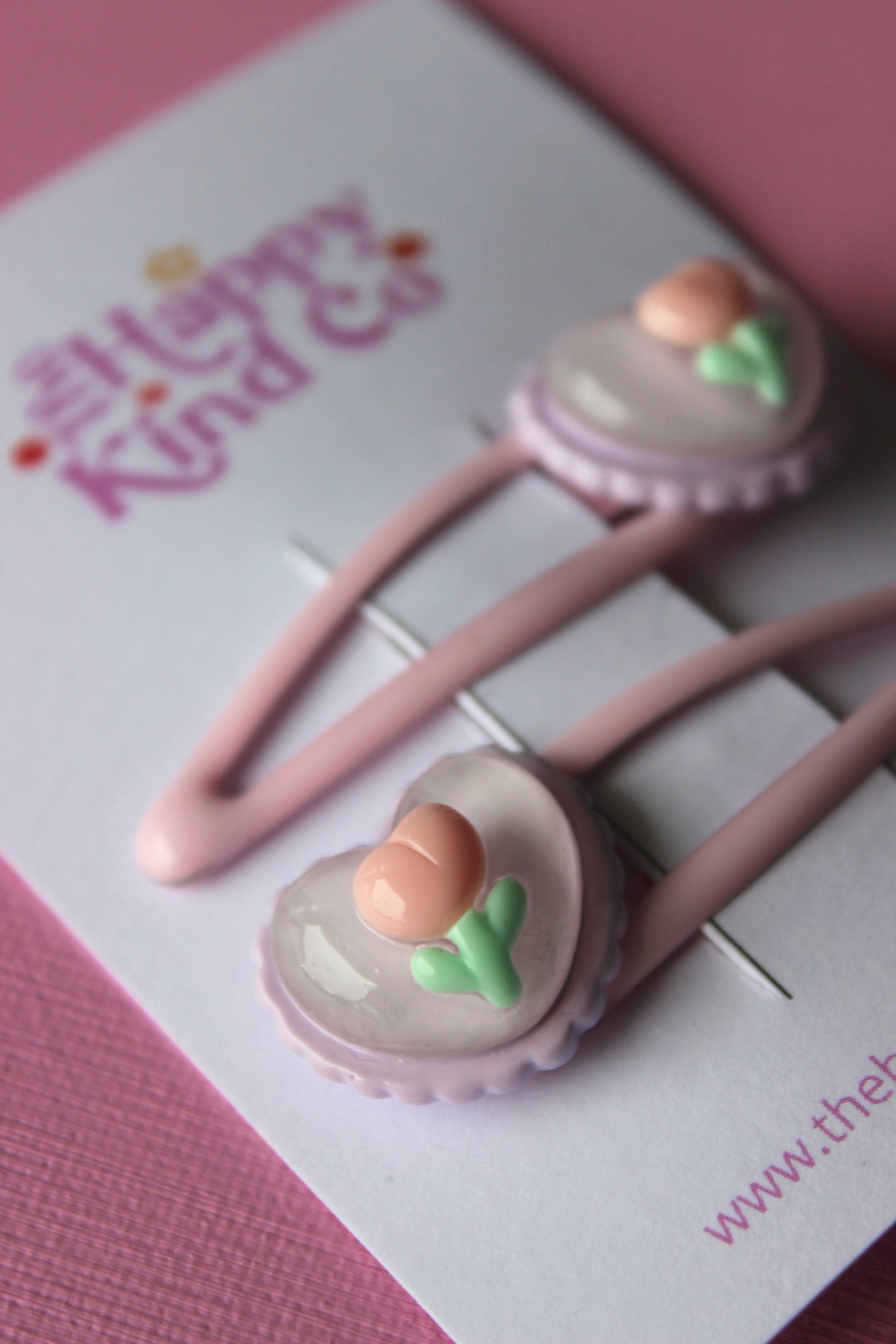 Jelly Cake Clips 2 Pack Pink