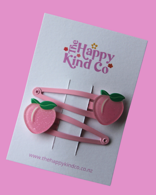 Feeling Peachy Clips 2 Pack