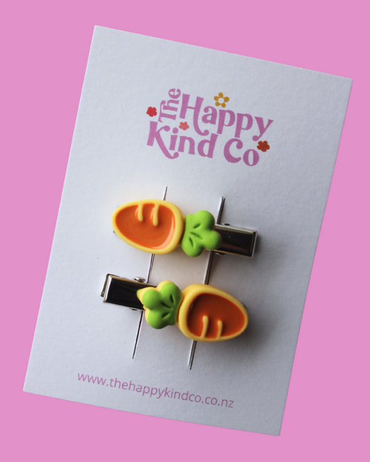 Cute Carrot Toddler Clips