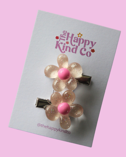 Flower Pop Clips - Candy