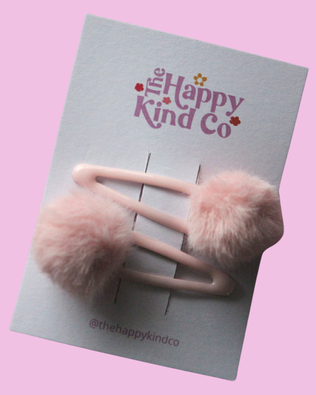 Baby Pink Fluff Clips