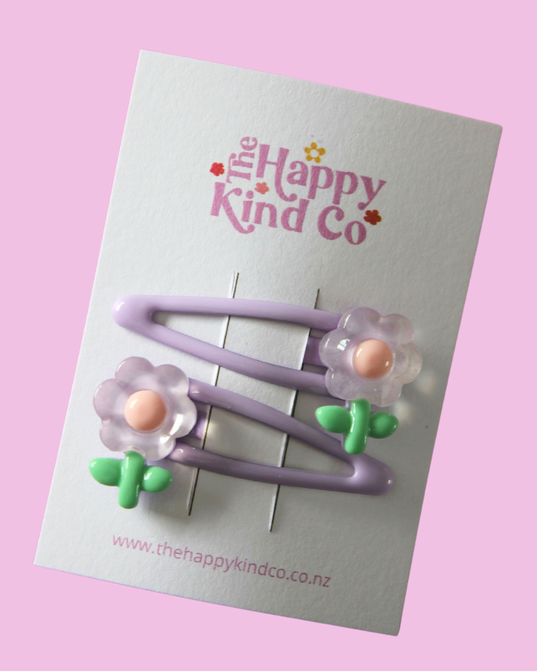 Pastel Blooms Clips Lavender