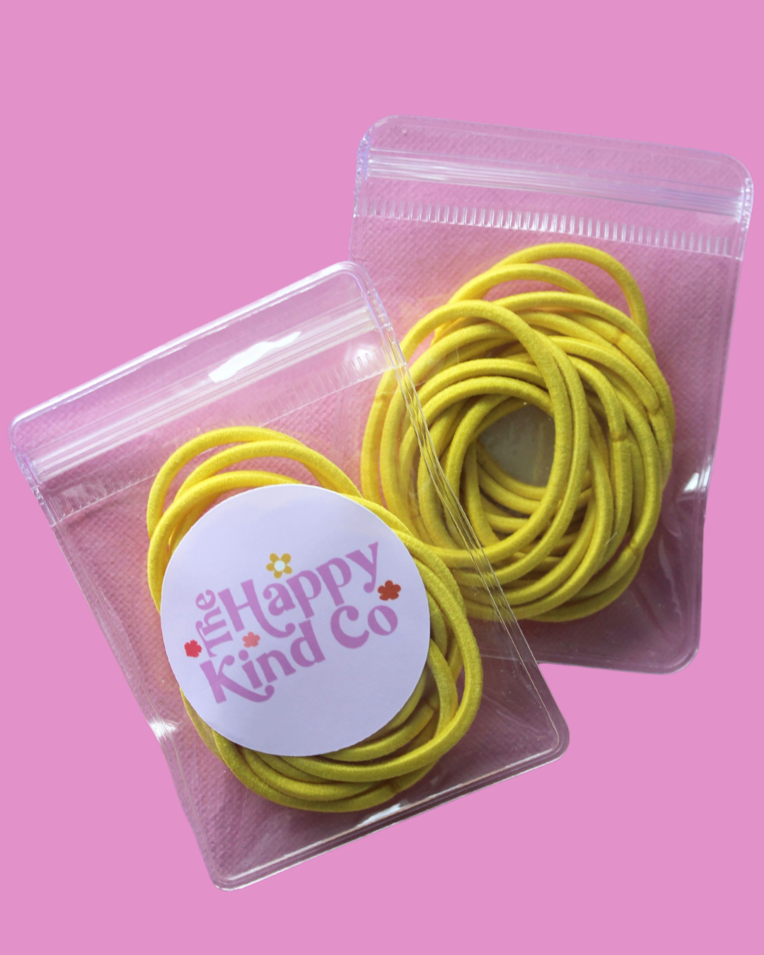 Thick Hair Ties 15 Pk - Banana