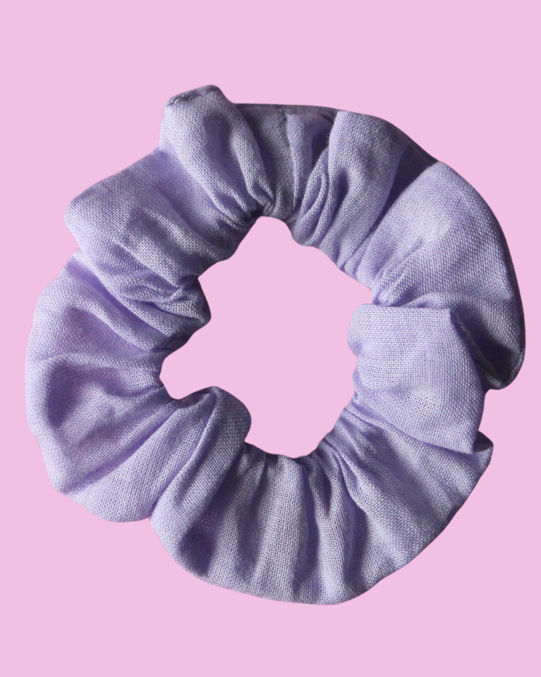 Creamy Lavender Scrunchie