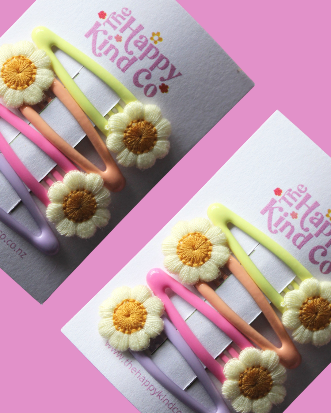 Retro Flower Combo Clips