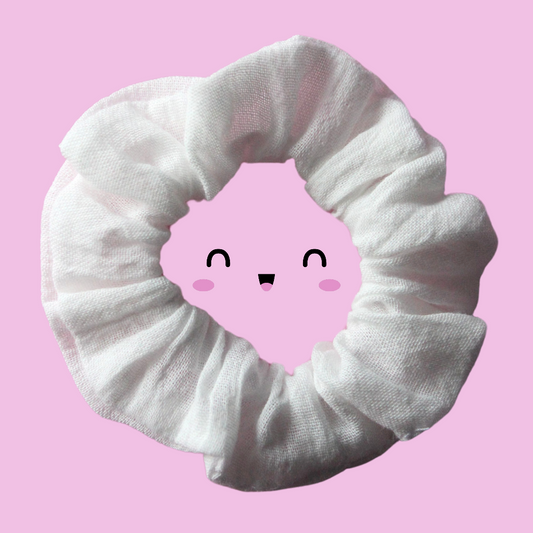 Milk Crepe Toddler Scrunchie