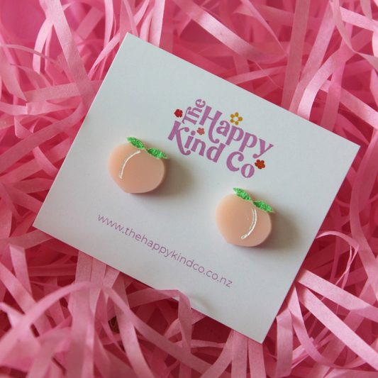 Summer Peach Earrings