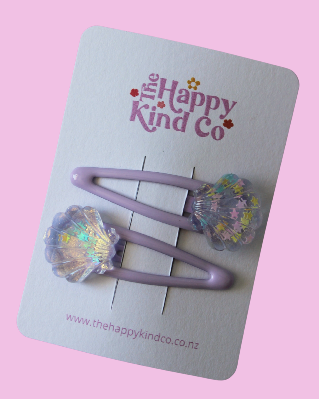 Shimmer Shell Clips