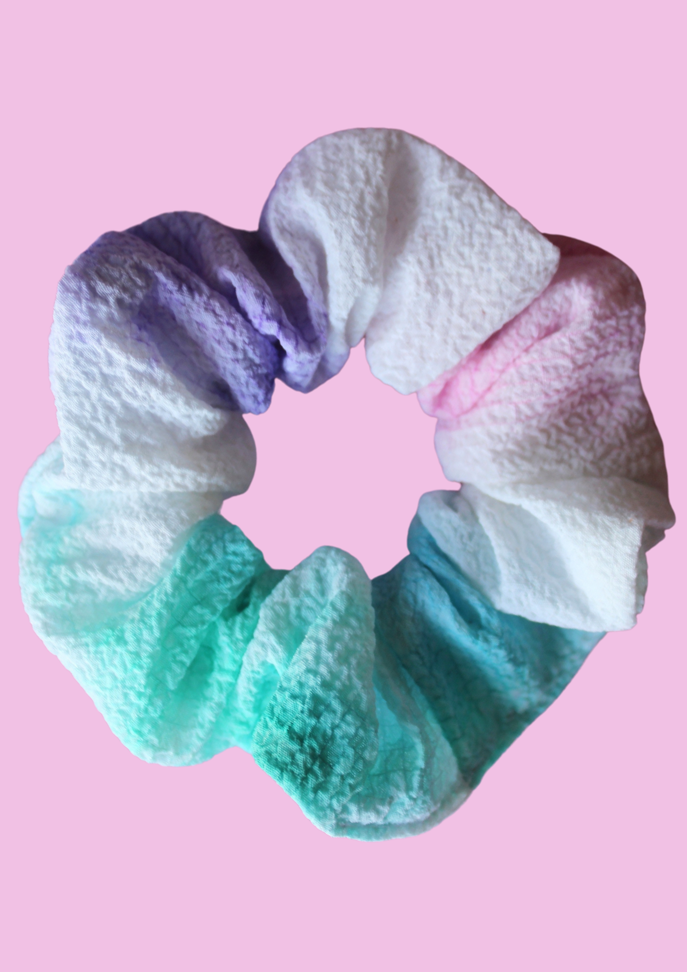 Bubblegum Tie Dye Scrunchie