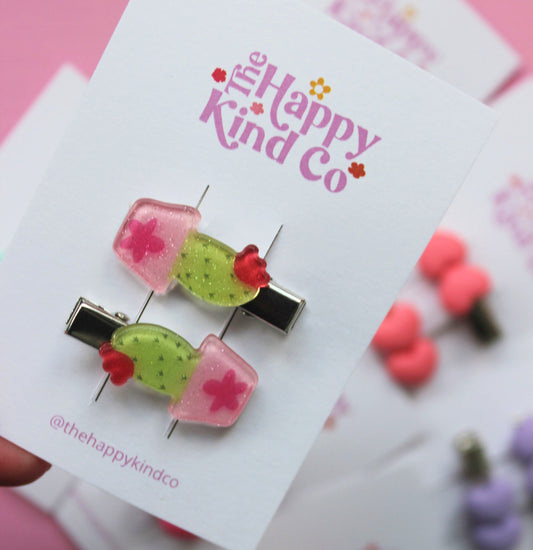 Toddler Cactus Clips