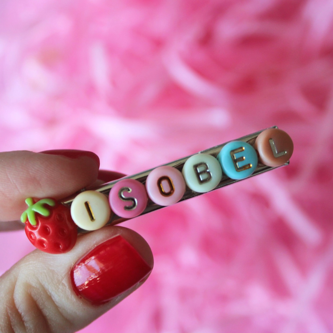 Strawberry Name Clips