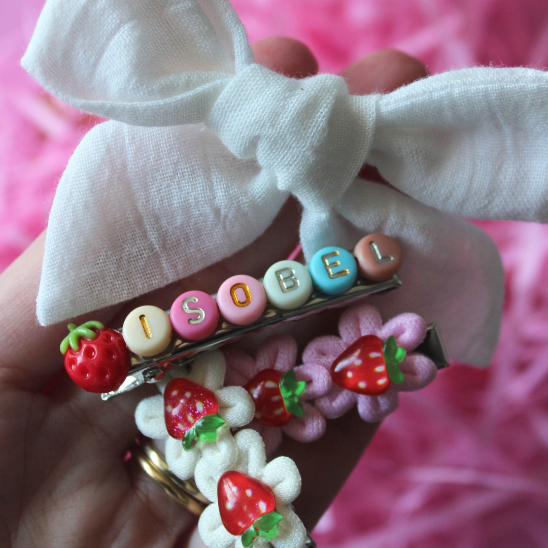 Strawberry Name Clips